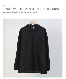 AURALEE | SILK LINEN DOBBY SHIRTS JACKET(シャツ/ブラウス)