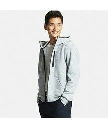 UNIQLO | MEN ドライストレッチスウェットフルジップパーカ(パーカー)