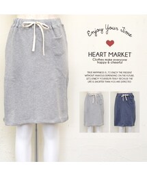 HEART MARKET ミドル丈スウェットスカート(スカート)