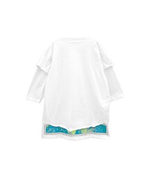 THE TEST | "THE TEST"- LAYERED TEE (WHITE)(Tシャツ/カットソー)