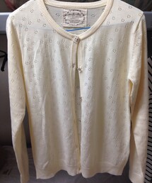 白カーディガン(カーディガン/ボレロ)