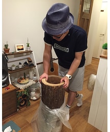 丸太の鉢‼︎笑 | その他雑貨