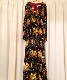 VINTAGE | ボタニカル柄ワンピース(下北沢)(ワンピース)