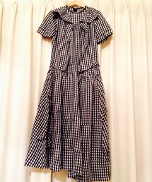 COMME des GARCONS | ギンガムチェックのデザインワンピース(ワンピース)