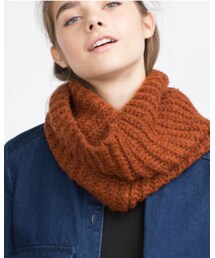 ZARA | ニットベーシックスヌード(ストール/ショール)