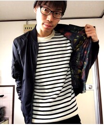 NANO universe | ナノユニバースのリバーシブルMA-1♪(ブルゾン)