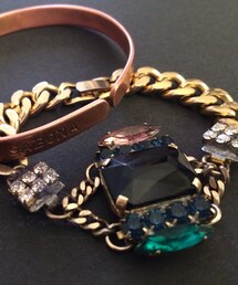 oeuf 70sチェコガラスブレスレット(ブレスレット)