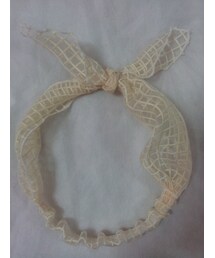 シースルー ヘッドアクセ 

原宿竹下通りのショップで購入しました。(ヘアバンド)