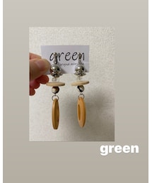 green | イヤリング