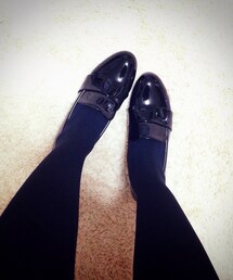 黒エナメルパンプス(パンプス)