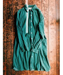 ichi | ドットシャツワンピース(シャツワンピース)