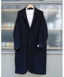 UNIVERSAL PRODUCTS | Herringbone Loose Jacket(チェスターコート)