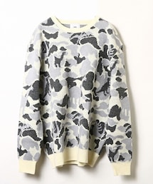 JIEDA | JieDa 【ジエダ】DINOSAURCAMO SWEATER(ニット/セーター)
