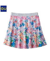 GU | プリントフレアスカート(スカート)