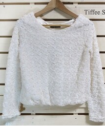 Tiffee Store | バラもこもこファートップス(ニット/セーター)