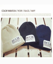 Tiffee Store | NEWYORKロゴニット帽(ニットキャップ/ビーニー)