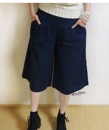 Tiffee Store | 麻混ガウチョパンツ(その他パンツ)