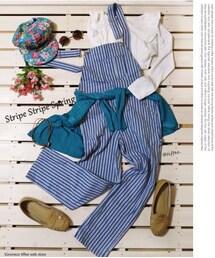 Tiffee Store | ストライプオーバーオール(サロペット/オーバーオール)