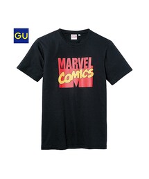 GU | MARVEL COMICS ロゴT(Tシャツ/カットソー)