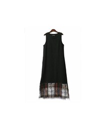 tricot COMME des GARCONS | tricot COMME des GARCONS - Wool switching Long One piece ¥20500+tax(ワンピース)