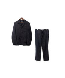 UNUSED | UNUSED - Dots Shirt Jacket&Pants（size - 2）¥42000+tax(セットアップ)