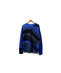 DRIES VAN NOTEN | DRIES VAN NOTEN - Design Knit Tops（size - M）¥26500+tax(ニット/セーター)