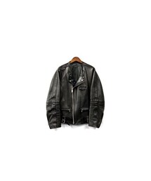 blackmeans | black means - Leather Riders Jacket（size - 3）¥52000+tax(ライダースジャケット)