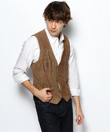 goa | ネイティブカットワークベスト(ベスト)