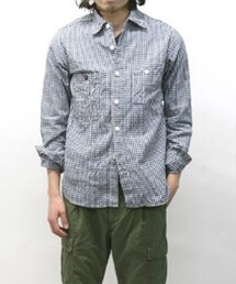 FOB FACTORY | FOB FACTORY F3028 ギンガムチェックワークシャツ(シャツ/ブラウス)