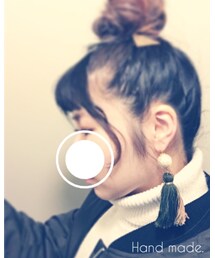I made. | ピアス（片耳用）