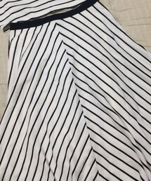 PLST | ボーダーフレアスカート(スカート)