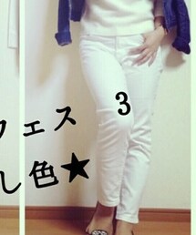 UNIQLO | ホワイトデニム(デニムパンツ)