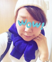 UNIQLO | カシミヤニットをマフラーに♡(マフラー)