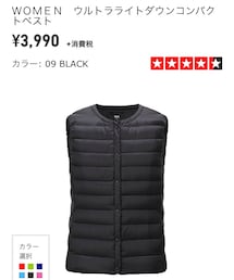 UNIQLO | ウルトラライトダウンコンパクトベスト(ベスト)