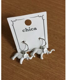 ぞうさんピアス | ピアス（両耳用）