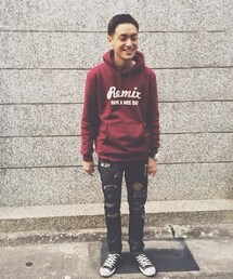 REMIX | Remix 13 A/w hoodie 

Remix denim (パーカー)