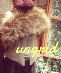 Ungrid | ファーケープ
(ストール/ショール)