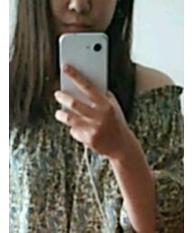 MAJESTIC LEGON | ペイズリー柄オフショルブラウス(シャツ/ブラウス)