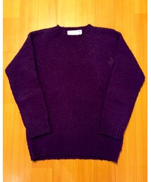 Peter Blance | 【UK】made in Scotland・Shetland shaggy dog knit(ニット/セーター)