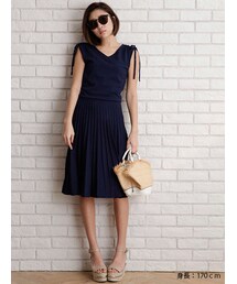 Mystrada | ニットフレアワンピース(ワンピース)