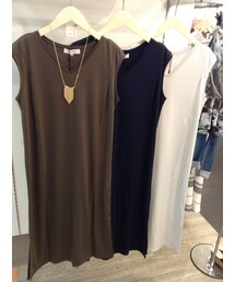 Mystrada | スリット入りショルダータックカットワンピース　(ワンピース)