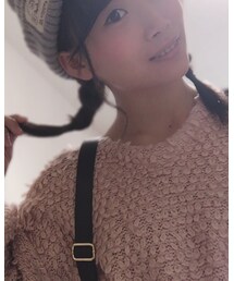 編み込みヘア | ニットキャップ/ビーニー