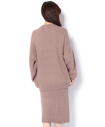 Chico | ニットセットアップ スカート ピンクベージュ(スカート)