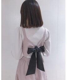 後ろ姿💓 | ジャンパースカート