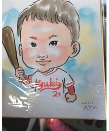 似顔絵描いてもらった💕 | ラッピングキット