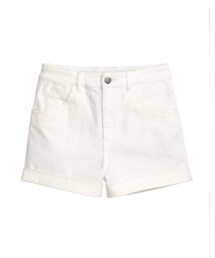 H&M | ハイウエストツイルショートパンツ(パンツ)