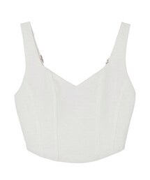 COCO DEAL | 地柄ジャガードビスチェ(その他トップス)