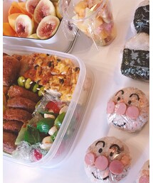 お弁当 | アンパンマンのおにぎりつくった(その他)