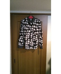 BLACK COMME des GARCONS | black抽象文字ブラウス(シャツ/ブラウス)