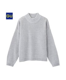 GU | クロップドハイネックセーター(ニット/セーター)